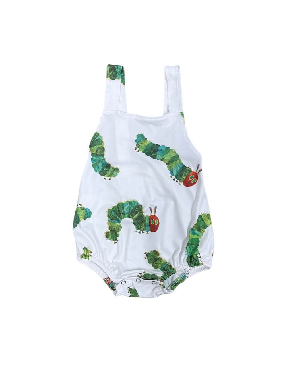Hungry for Hugs Baby Caterpillar Sleeveless Romper - Sydney So Sweet
