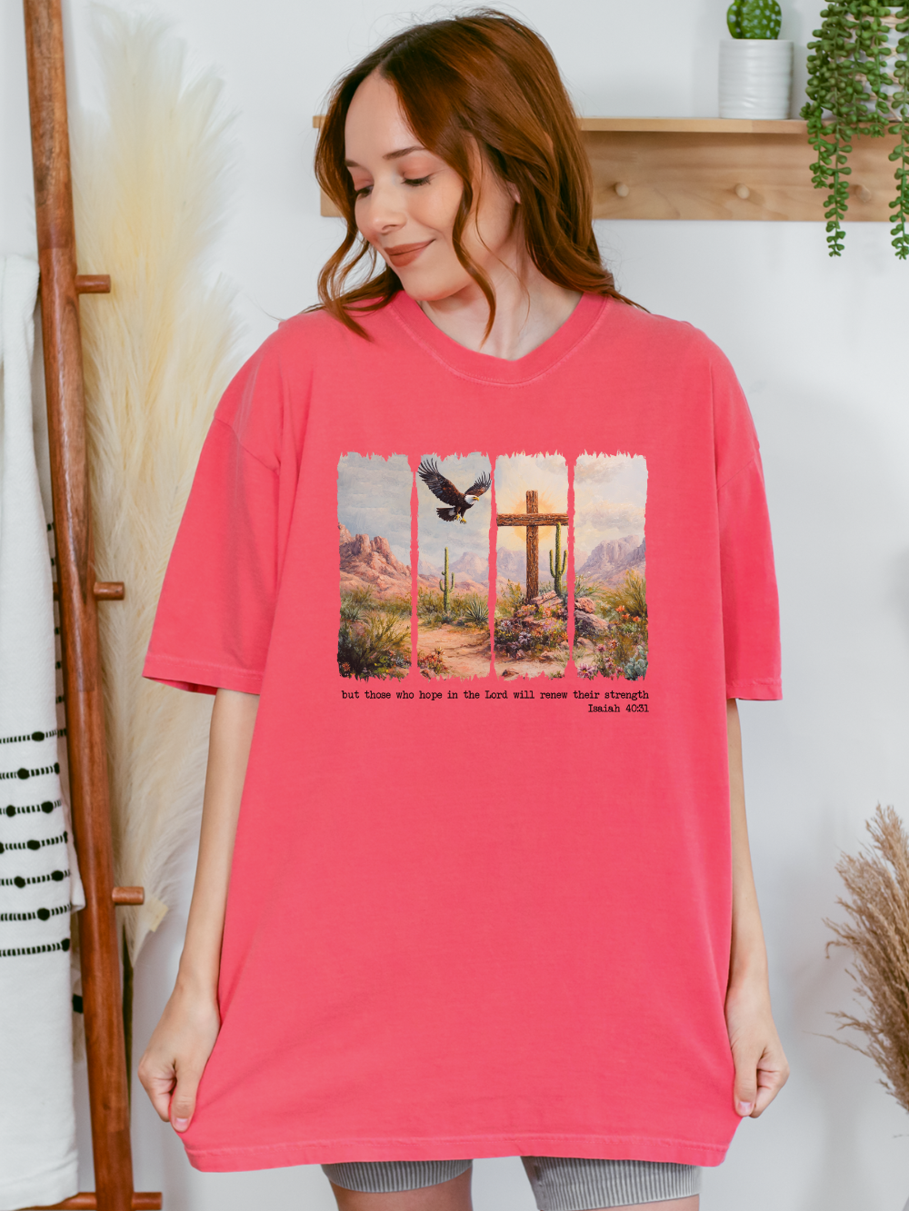 Those Who Hope in the Lord Isaiah 40:31 Christian Bible Verse Unisex Comfort Colors Graphic T-Shirt - Sydney So Sweet