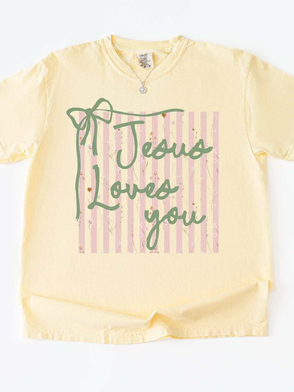 Jesus Loves You Graphic T-Shirt Christian Faith Graphic Tee