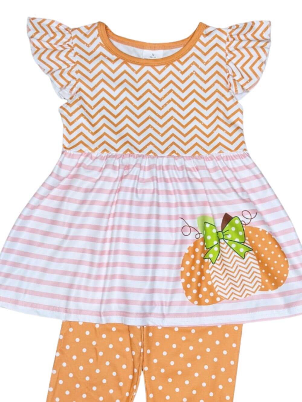 Little Pumpkin Cutie Girls Leggings Outfit