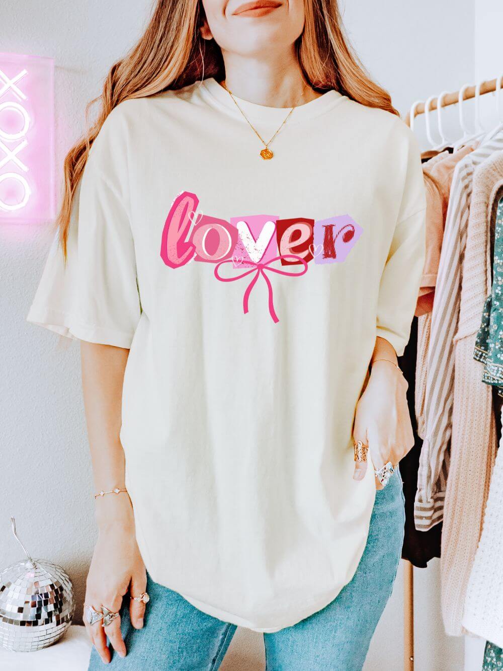 Lover T-Shirt Valentine's Day Cute Graphic Unisex Short Sleeve Tee