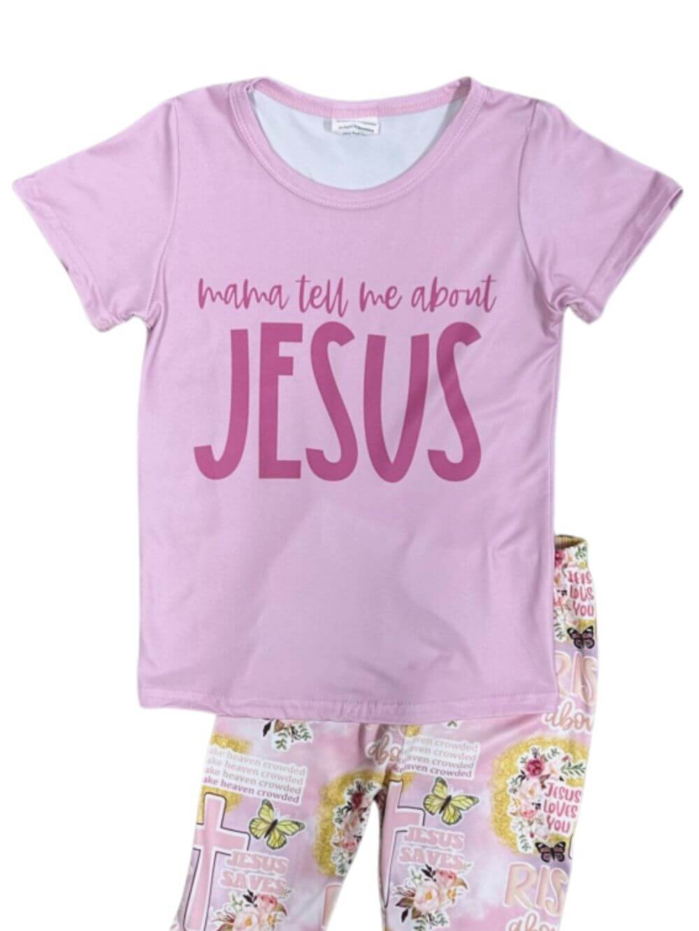 Mama Tell Me About Jesus Girls Bell Bottom Outfit - Sydney So Sweet