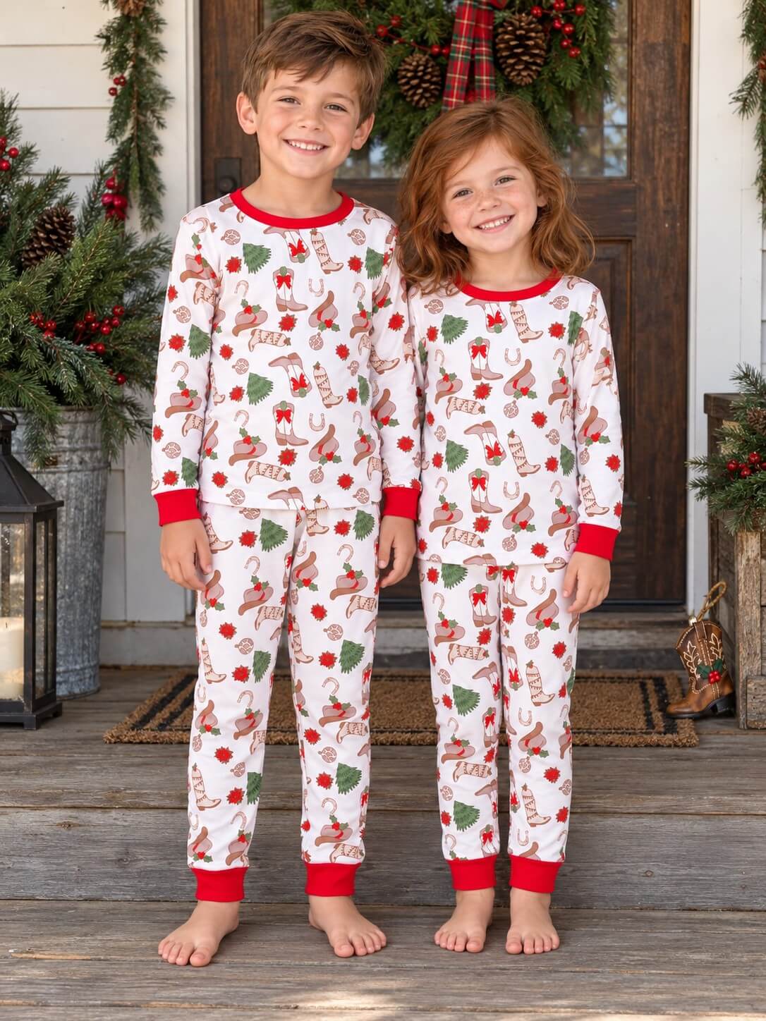 Merry Western Christmas Kids Lounge Set
