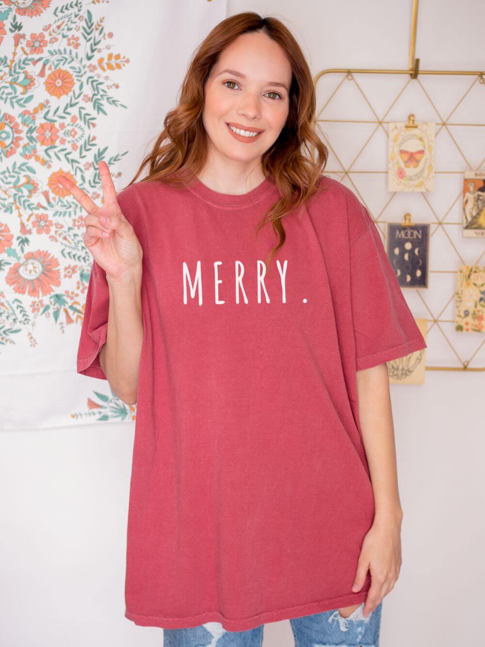 Merry Period Holiday Tee Unisex Christmas T-Shirt - Sydney So Sweet