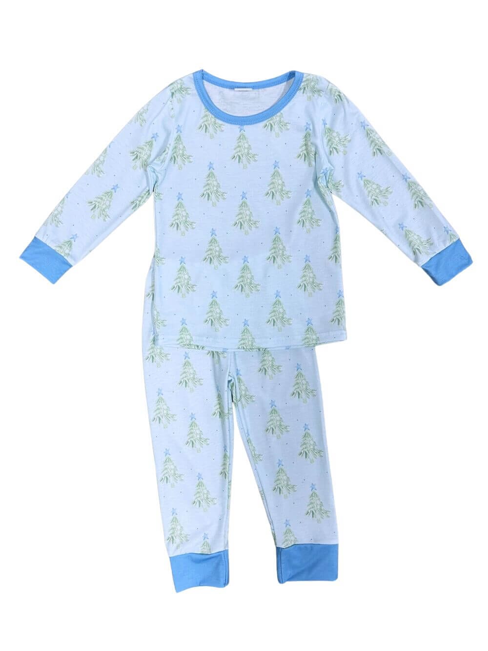 Oh Winter Trees Girls or Boys Long Sleeve Lounge Set - Sydney So Sweet
