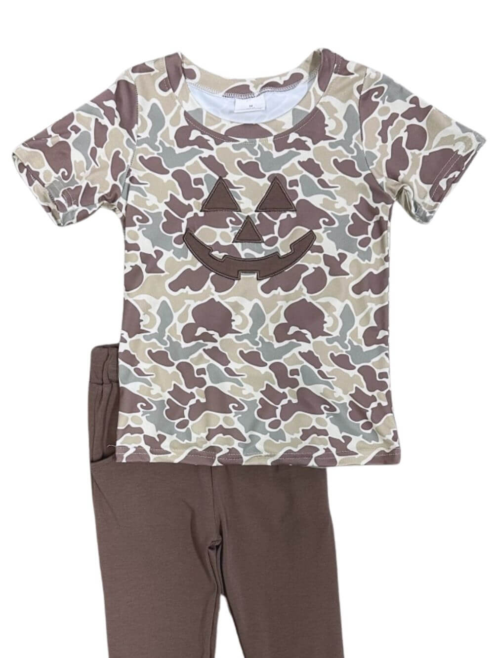 Pumpkin Patrol Boys Camo Halloween Outfit - Sydney So Sweet