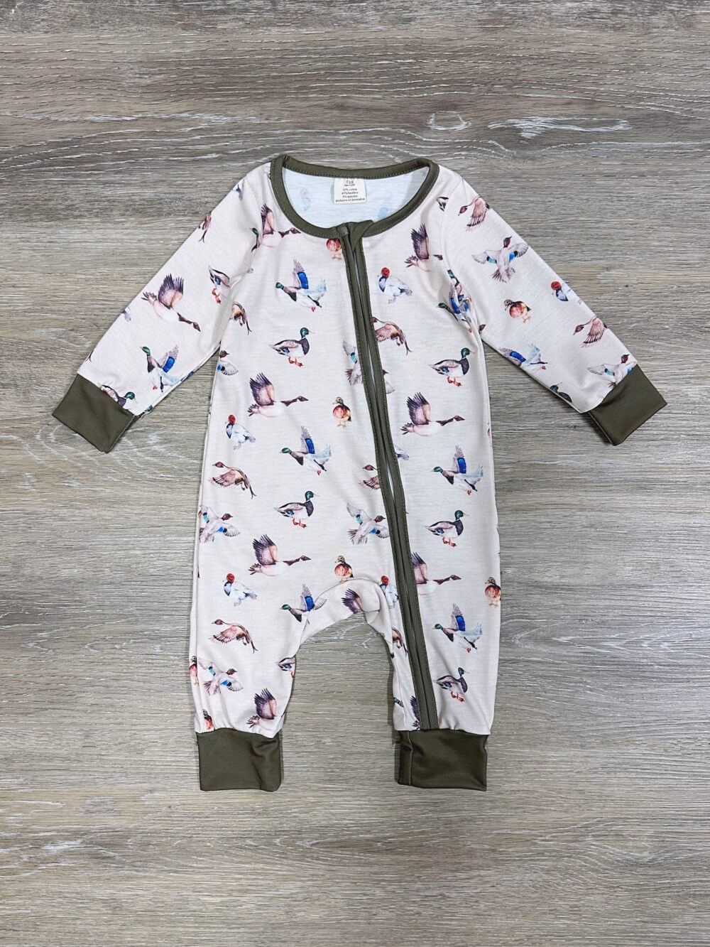 Quack Squad Boys Baby Duck Romper - Sydney So Sweet