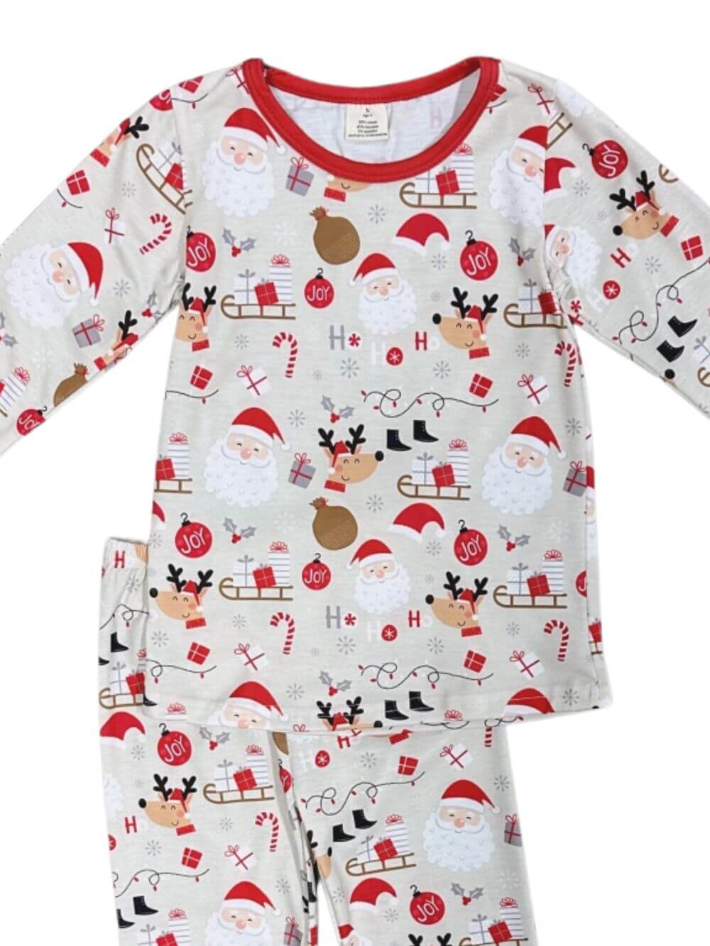 Reindeer & Cheer Santa Christmas Pajamas - Sydney So Sweet