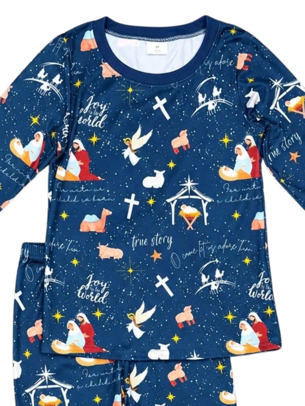 Silent Night Nativity Kids Christmas Lounge Set