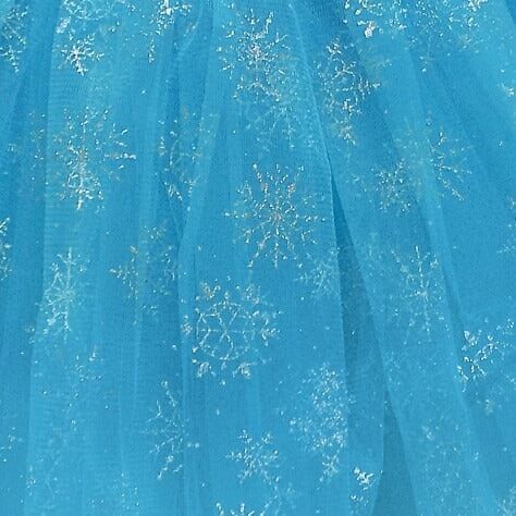Snowflake Light Blue Winter Woman Tutu Skirt Costume for Girls, Women, Plus