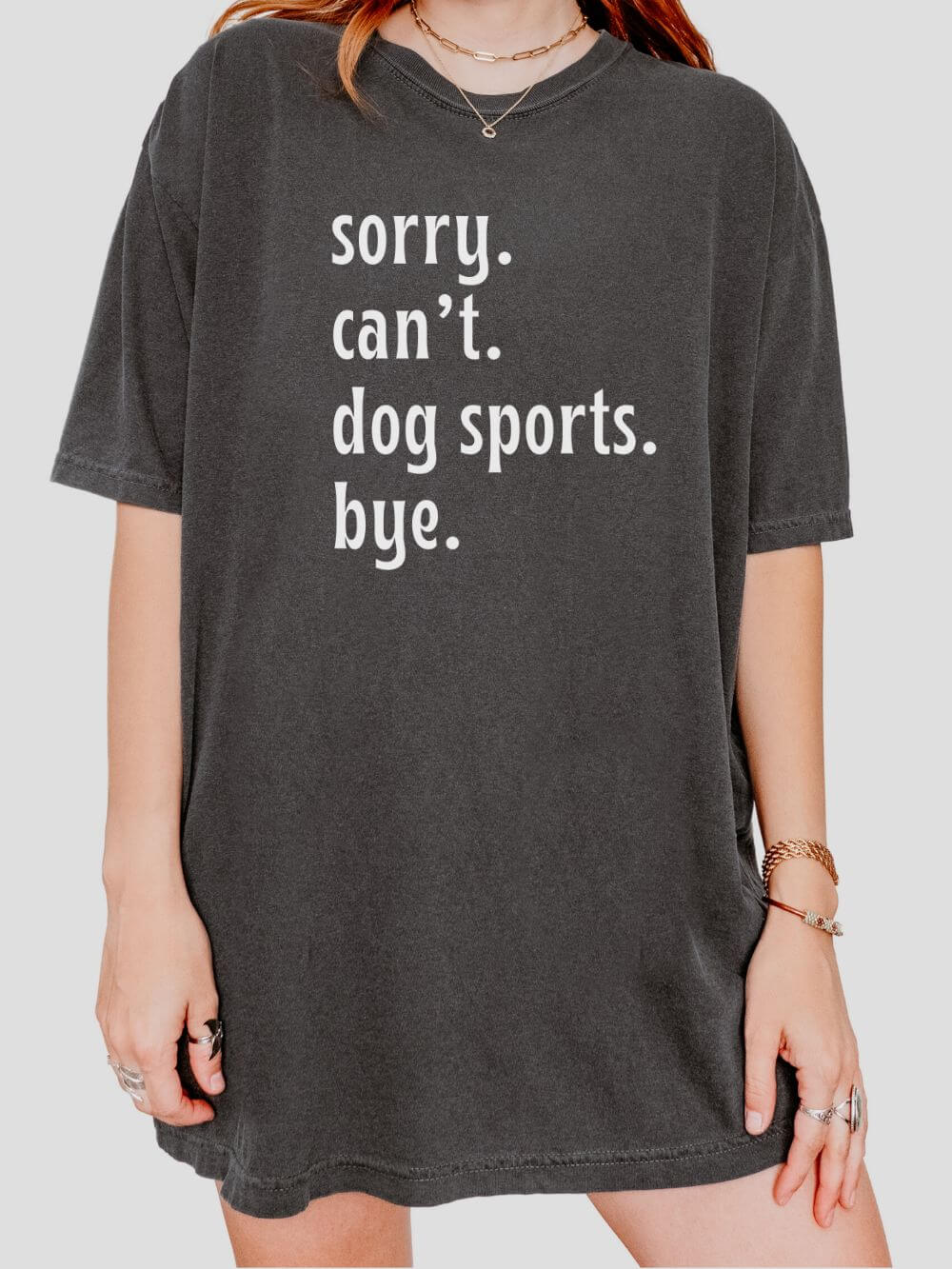 Sorry Can't Dog Sports Bye Comfort Colors Unisex Dog Mom T-Shirt - Sydney So Sweet
