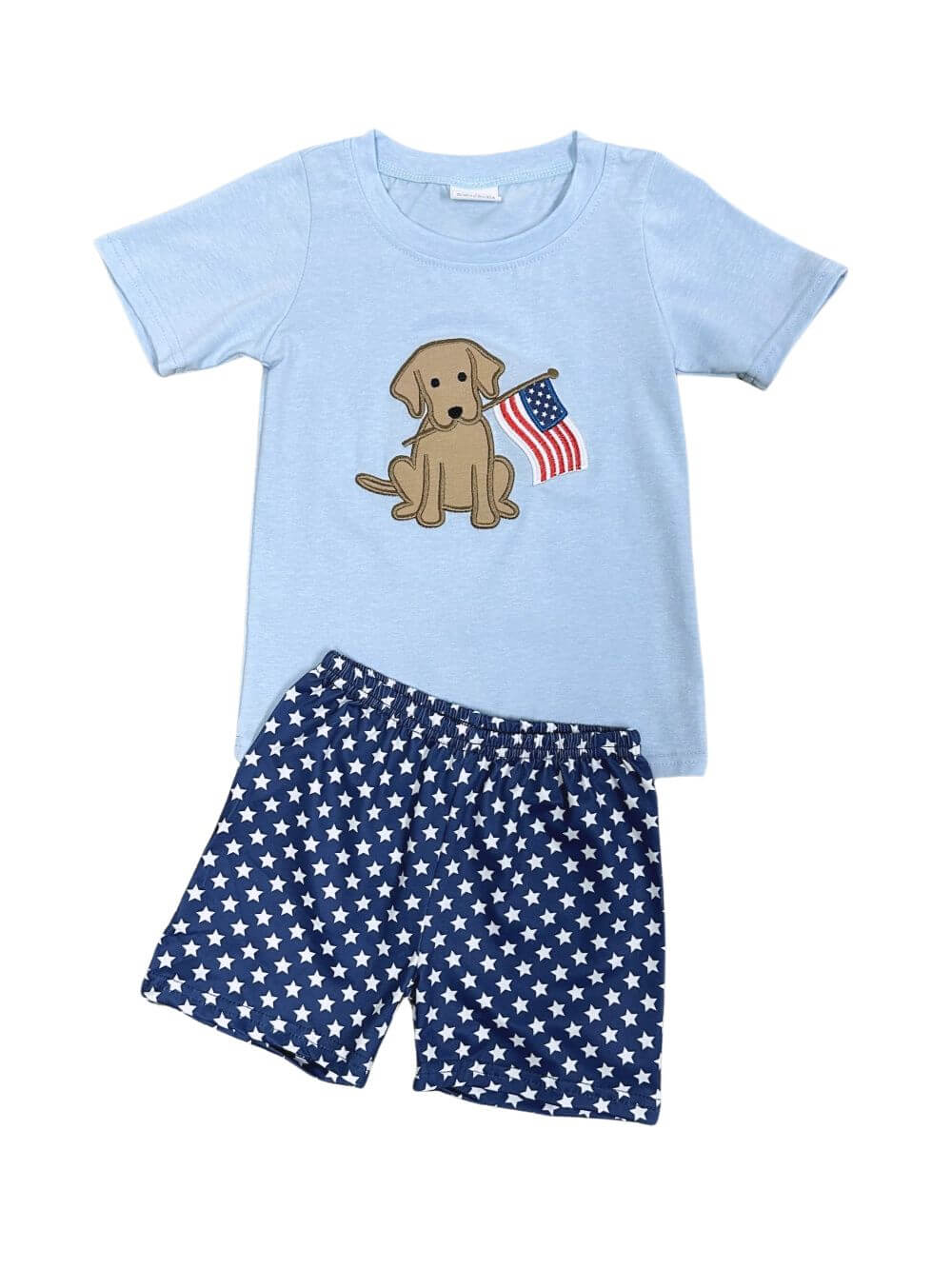 Stars, Stripes & Man’s Best Friend Boys USA Dog Outfit - Sydney So Sweet