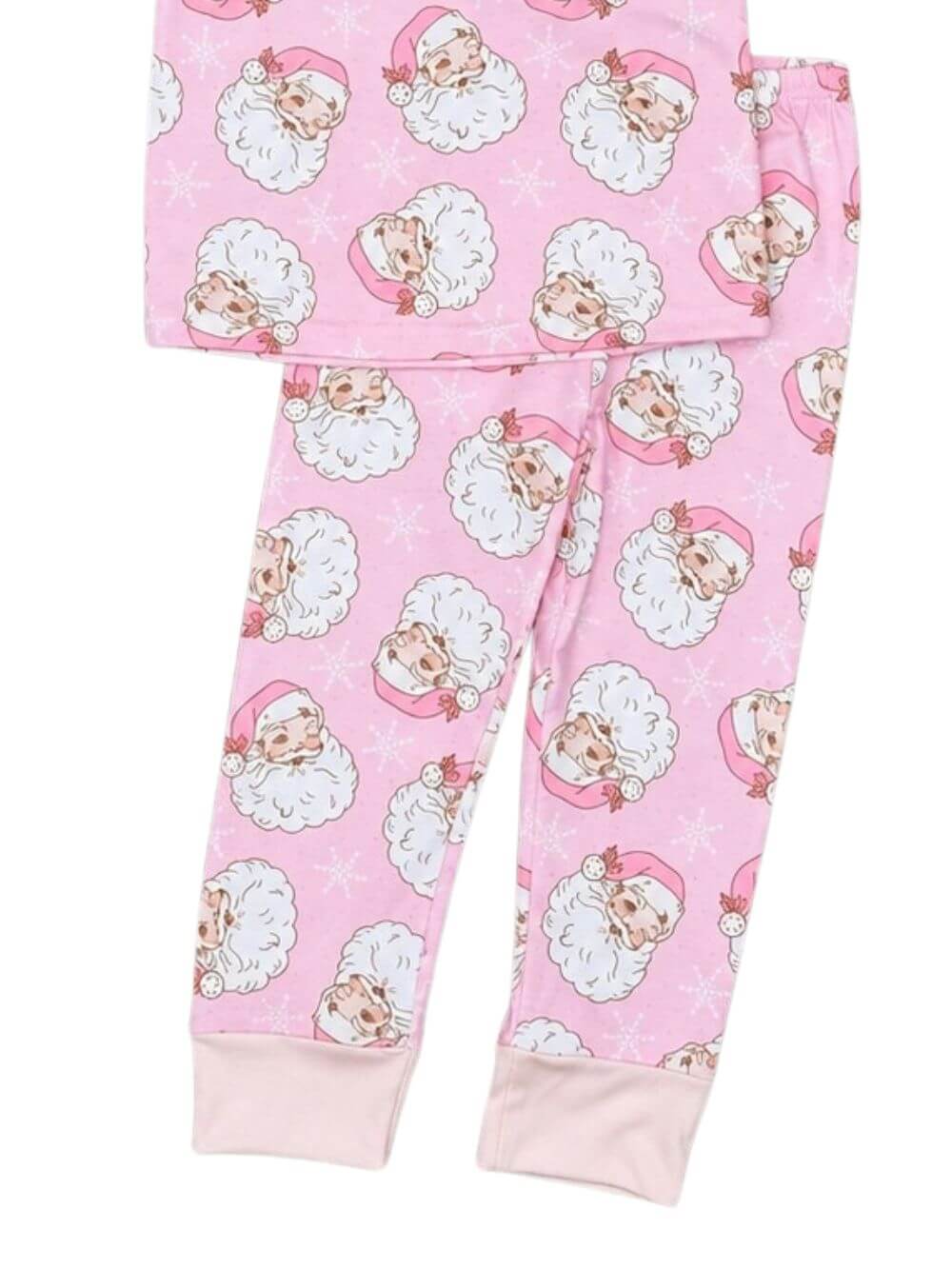 Sweet Pink Santa Girls Christmas Lounge Set