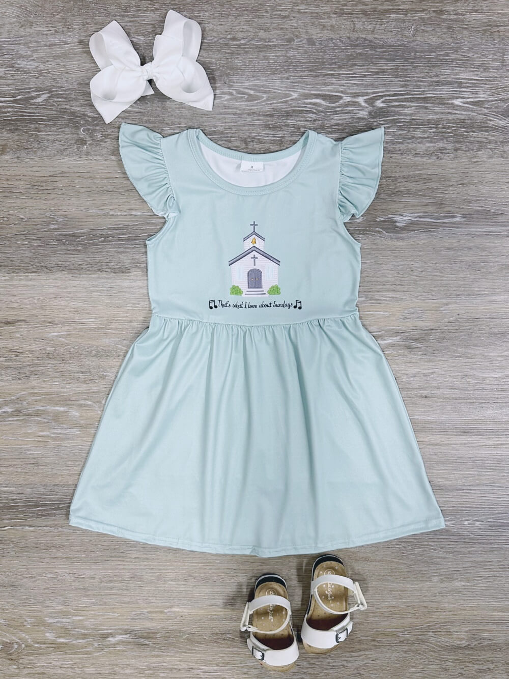 Sweet Sunday Mornings Mint Girls Church Dress - Sydney So Sweet