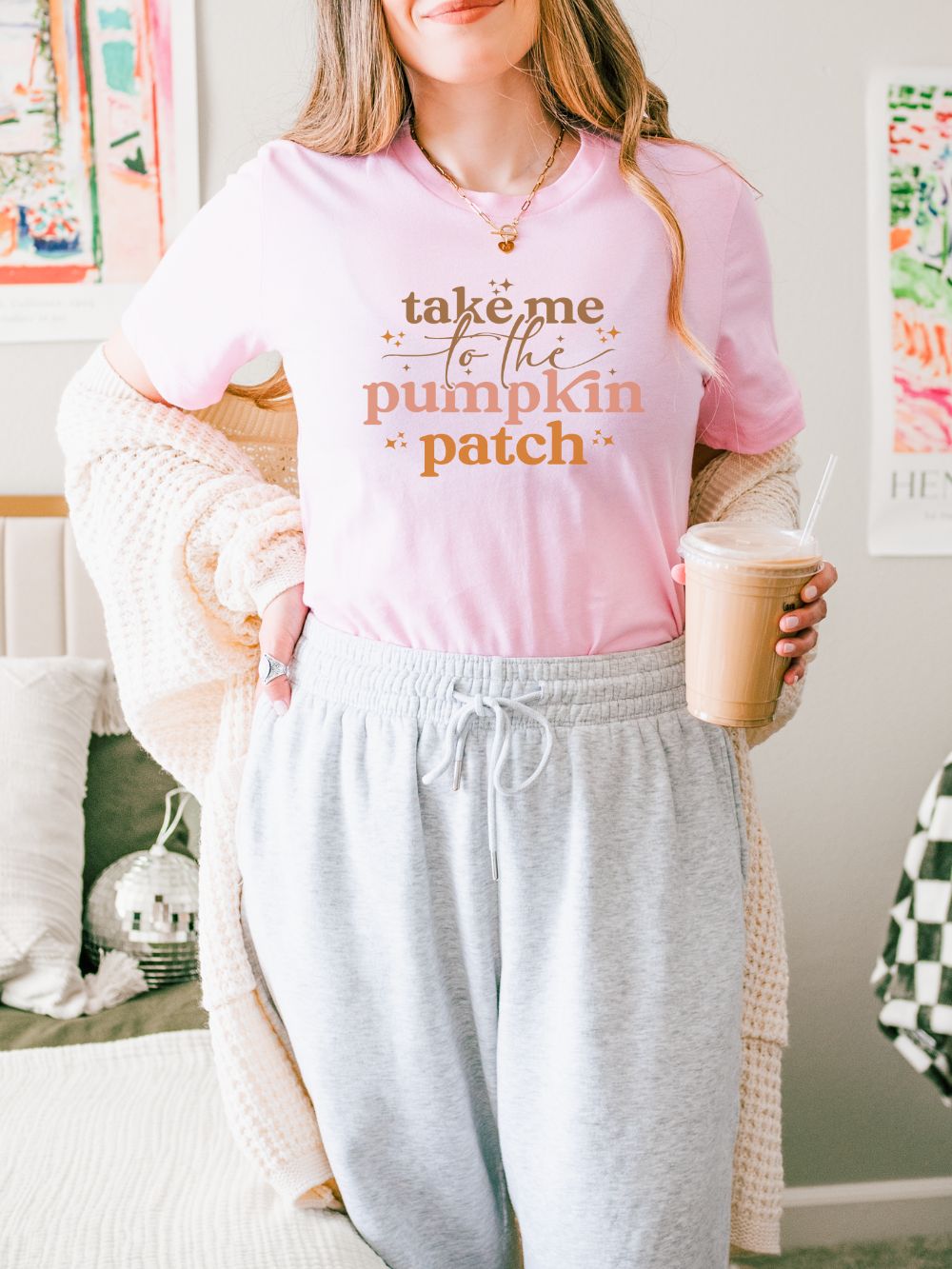 Take Me to the Pumpkin Patch Tee Bella + Canvas Fall Shirt T-Shirt - Sydney So Sweet