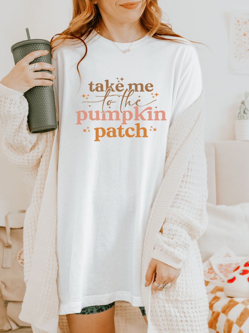 Take Me to the Pumpkin Patch Tee Bella + Canvas Fall Shirt T-Shirt - Sydney So Sweet