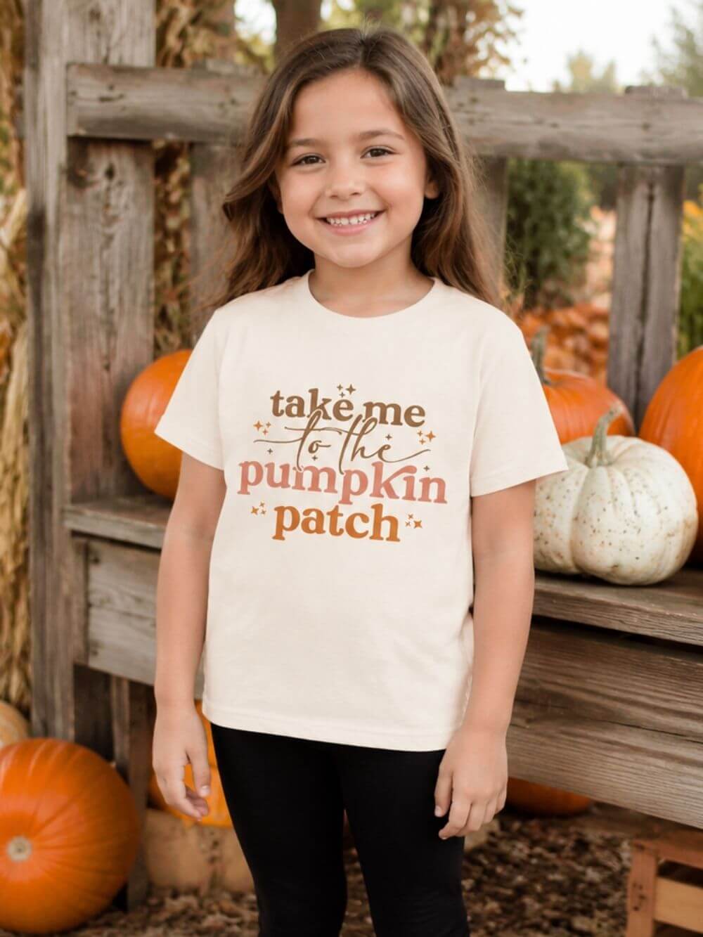 Take Me to the Pumpkin Patch Kids Fall Pumpkin Patch Shirt