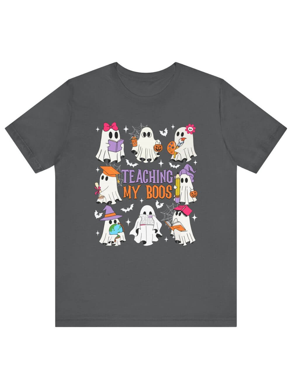 Teaching My Boos Halloween Tee Bella + Canvas Teacher Shirt T-Shirt - Sydney So Sweet