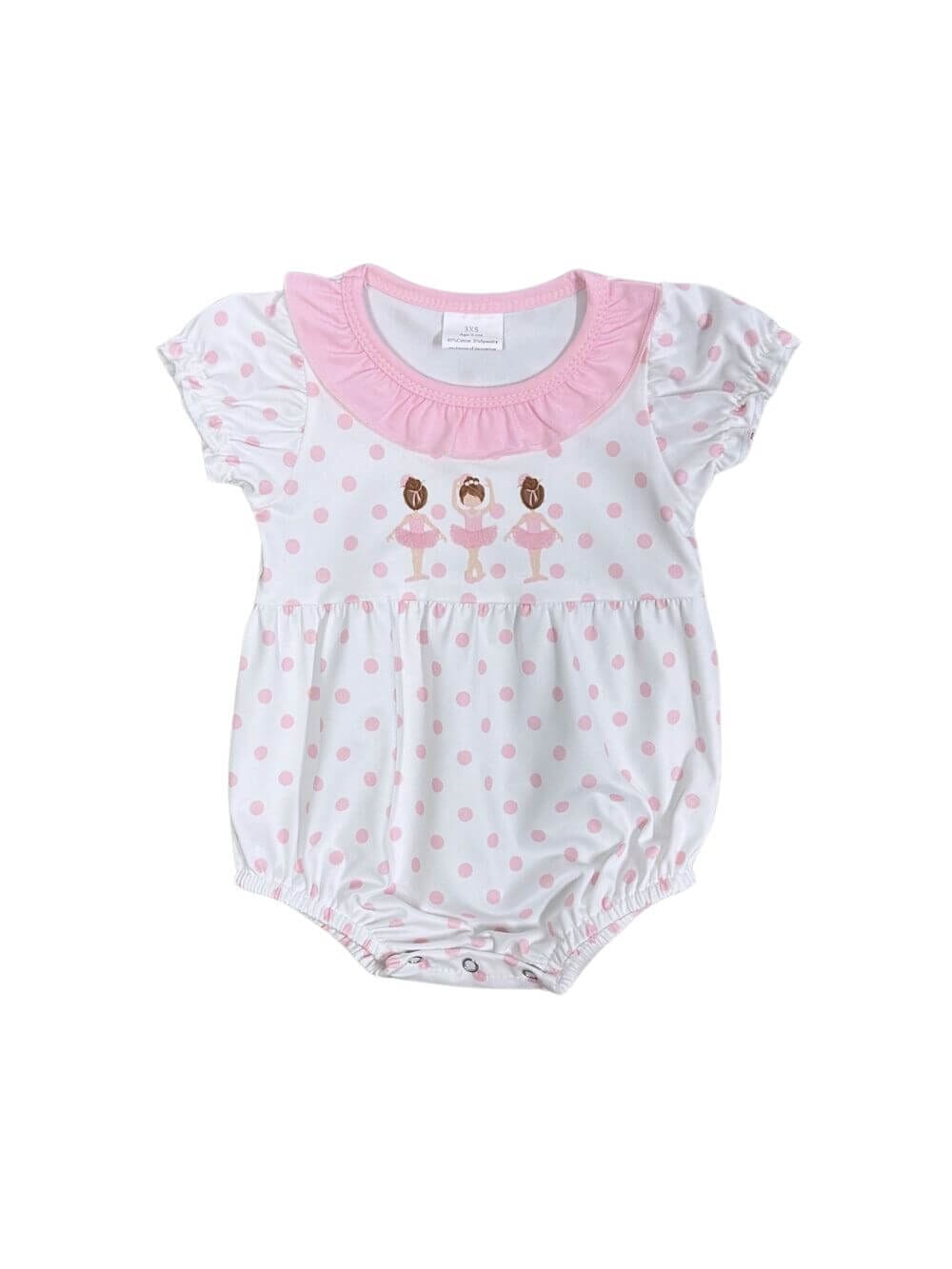 Tiny Dancer Girls Baby Ballerina Bubble Romper - Sydney So Sweet