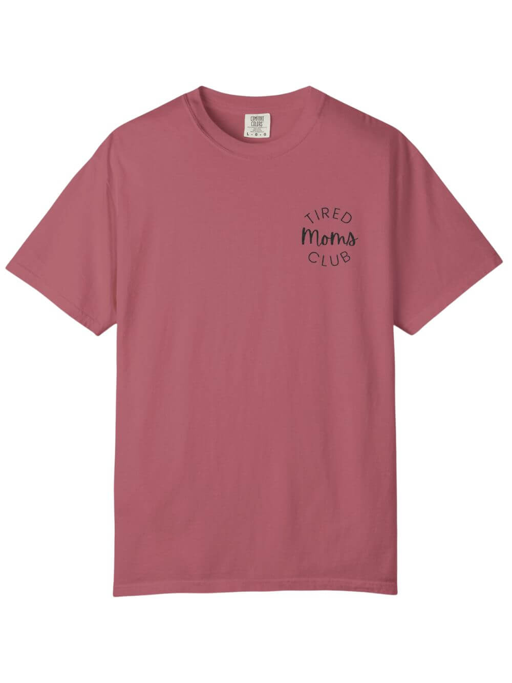 Tired Moms Club Embroidered Tee Comfort Colors Short Sleeve Graphic T-Shirt - Sydney So Sweet