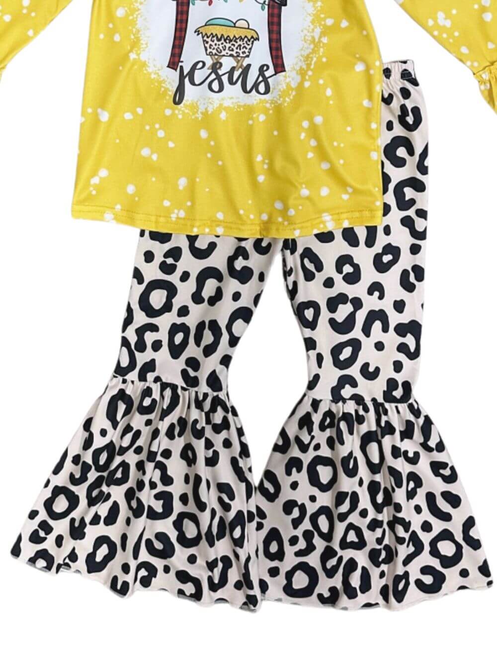 Wild About Jesus Girls Christmas Bell Bottom Outfit - Sydney So Sweet