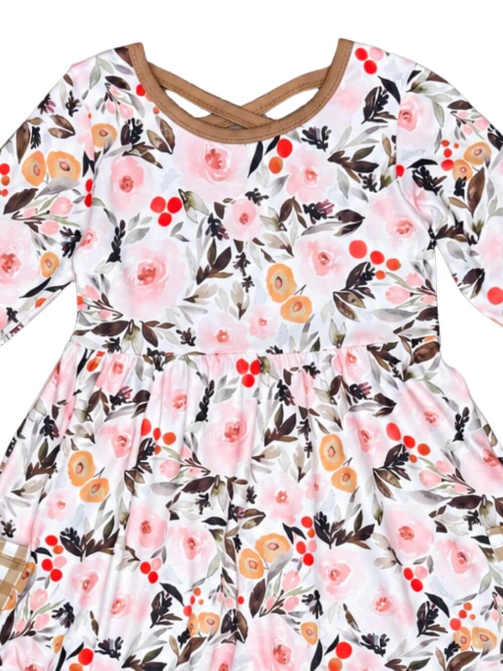 Woodland Garden Girls Fall Ruffle Dress