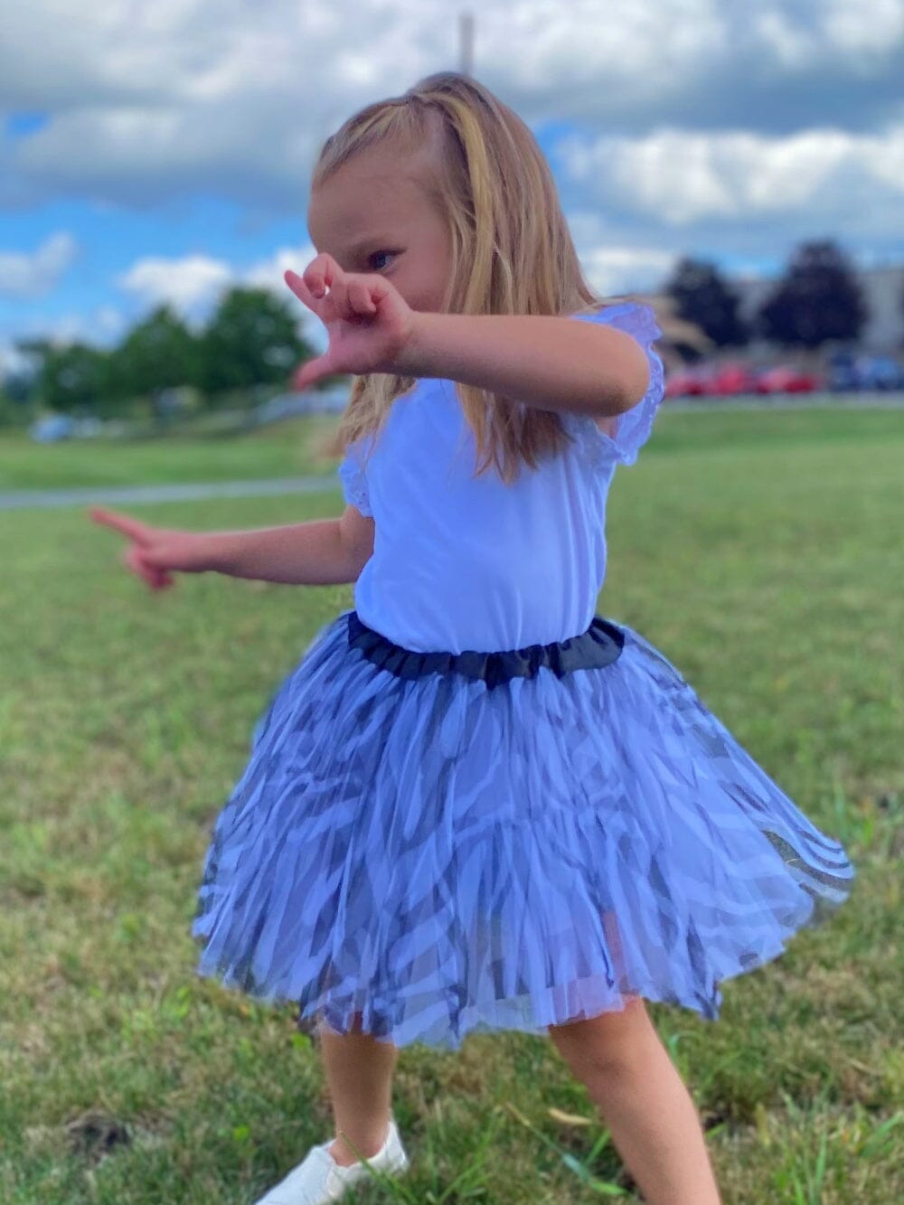 Solid Color Costume Tutu Skirt - Toddler, Little Girl, Kid Size for Dress Up - Sydney So Sweet