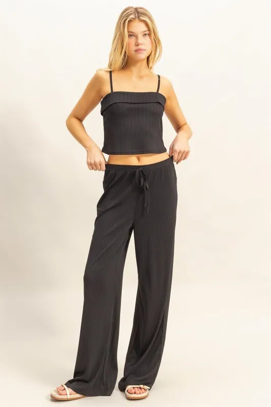 HYFVE Rib Knit Cami Top and Pants Set - Sydney So Sweet