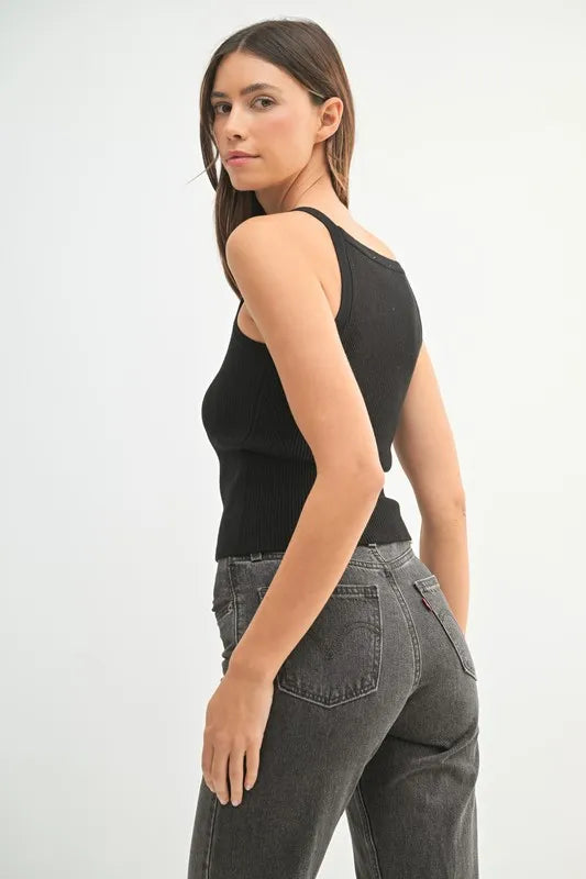 MABLE Ribbed Knit Tank - Sydney So Sweet