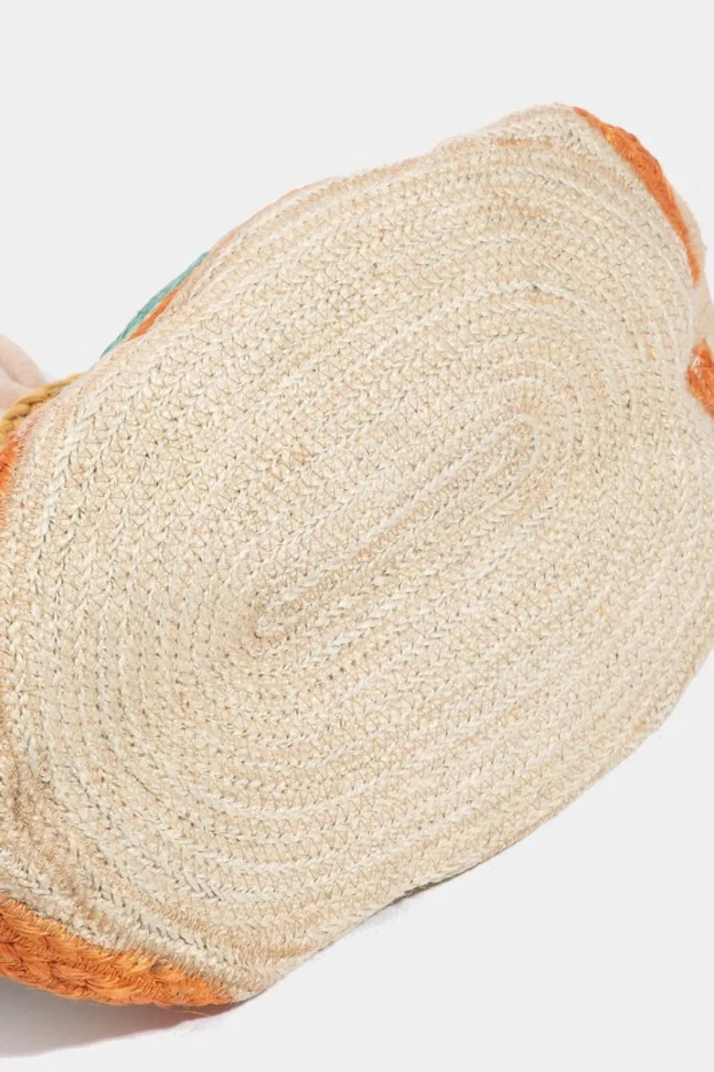 Fame Wavy Rainbow Straw Tote Bag - Sydney So Sweet