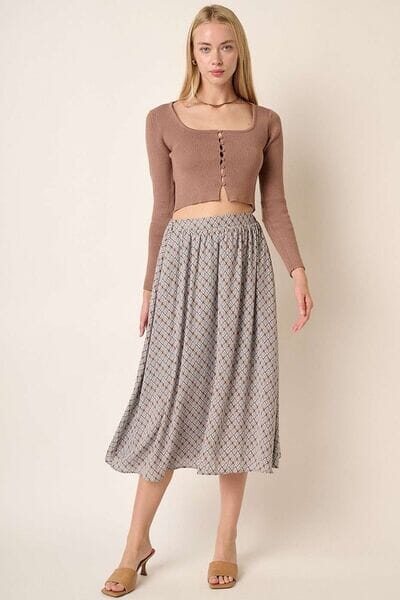 Mittoshop Printed Midi Skirt - Sydney So Sweet
