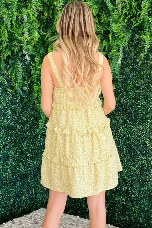 And The Why Ruffle Detailed Floral Babydoll Dress - Sydney So Sweet