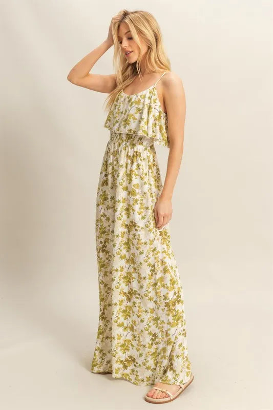 HYFVE Floral Print Spaghetti Strap Wide Leg Jumpsuit - Sydney So Sweet