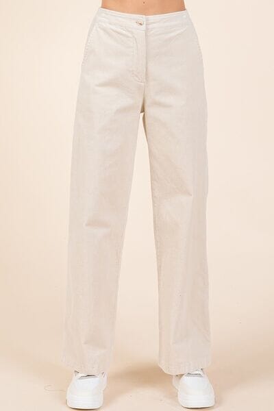 Mittoshop Corduroy Back Elastic Waist Pants - Sydney So Sweet