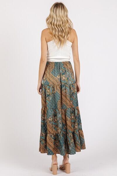 Mittoshop Paisley Patchwork Print Satin Maxi Skirt - Sydney So Sweet