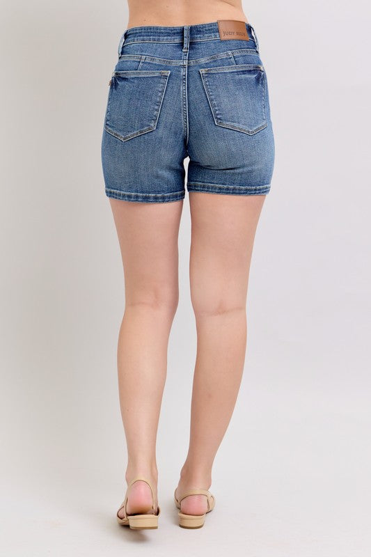 Judy Blue Full Size High Waist Denim Shorts Plus Size - Sydney So Sweet