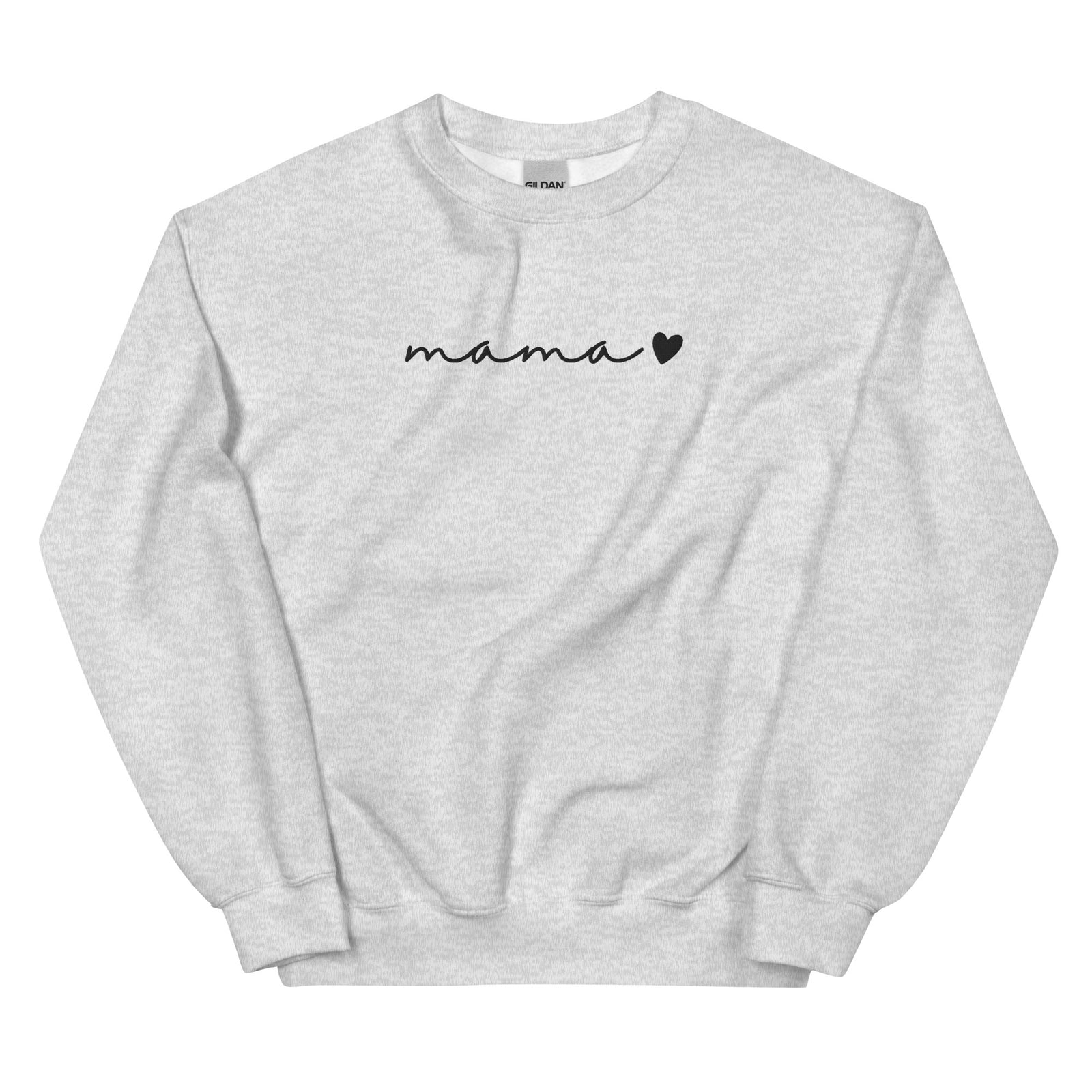 Mama Heart Embroidered Women's Crewneck Embroidered Sweatshirt - Sydney So Sweet