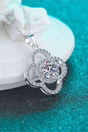 1 Carat Moissanite 925 Sterling Silver Necklace - Sydney So Sweet