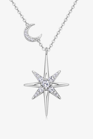 Moissanite 925 Sterling Silver Necklace - Sydney So Sweet
