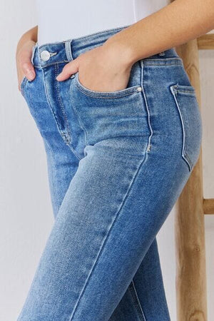 RISEN Full Size High Rise Ankle Flare Jeans - Sydney So Sweet