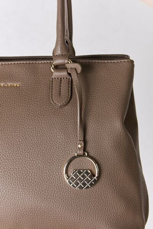 David Jones Structured Leather Handbag - Sydney So Sweet