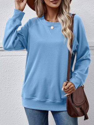 Round Neck Long Sleeve Sweatshirt - Sydney So Sweet
