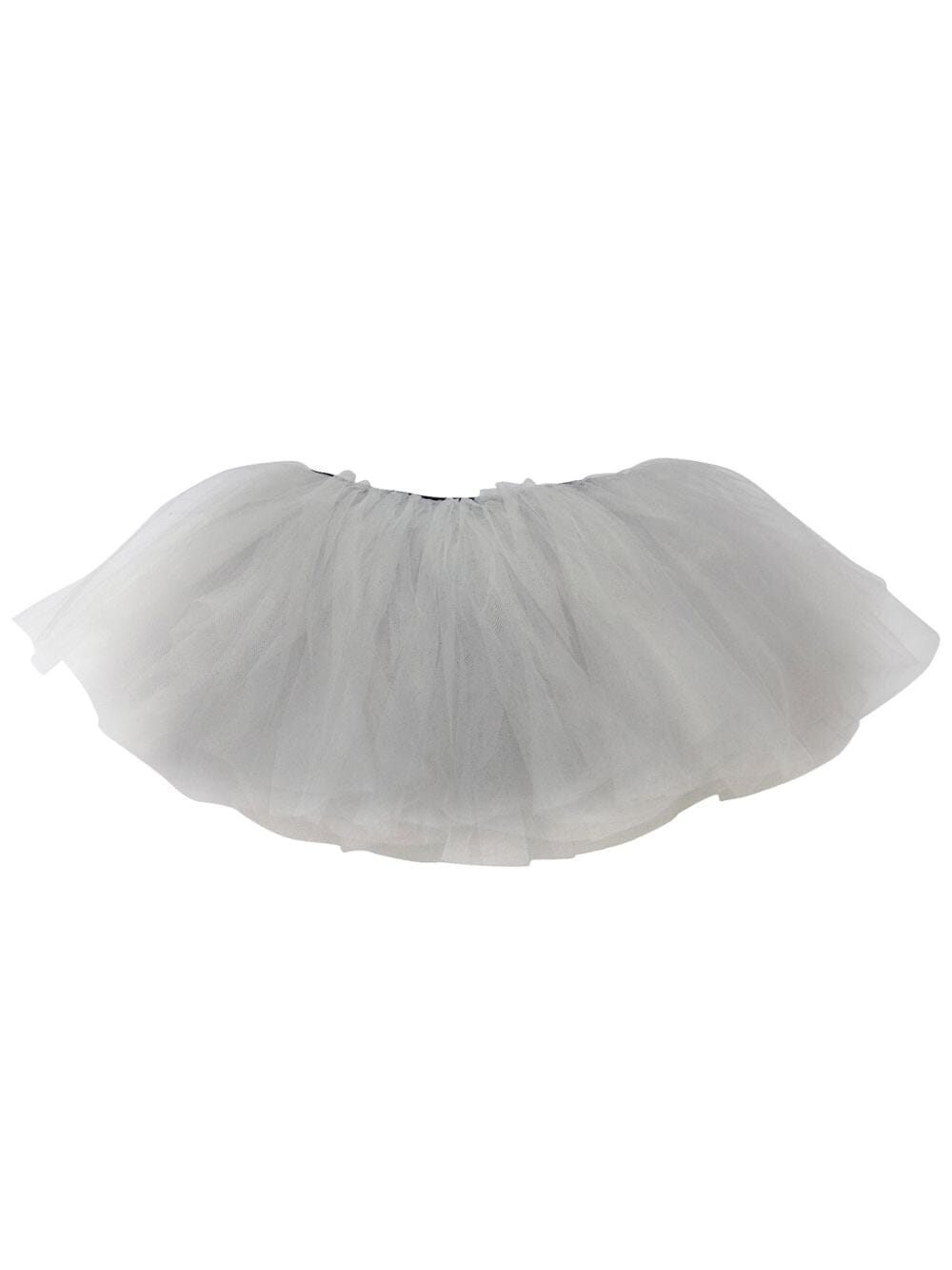 Silver - 5 Layer Tutu Skirt for Running, Dress-Up, Costumes - Sydney So Sweet