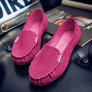 Metal Buckle Soft Round Toe Loafers - Sydney So Sweet