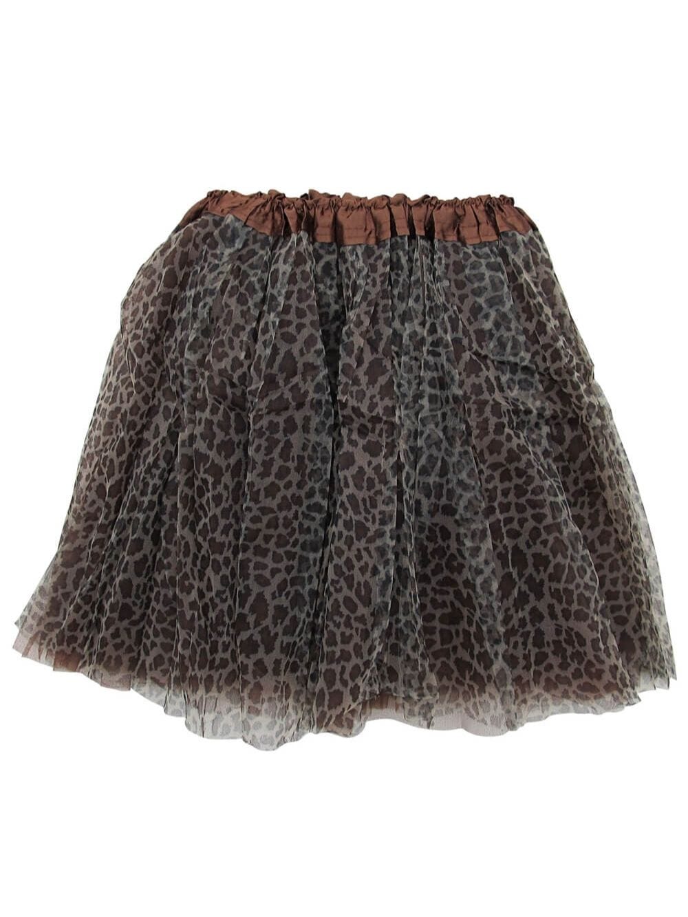 Cheetah Tutu Skirt for Women – 3-Layer Tulle Ballet Skirt for Costume, Dress-Up, Dance, & Cosplay - Sydney So Sweet
