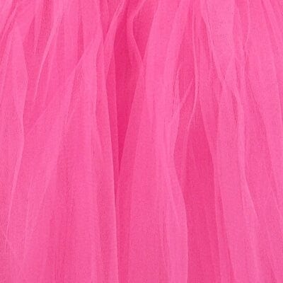Neon Pink Tutu Skirt for Women – 3-Layer Tulle Ballet Skirt for Costume, Dress-Up, Dance, & Cosplay - Sydney So Sweet