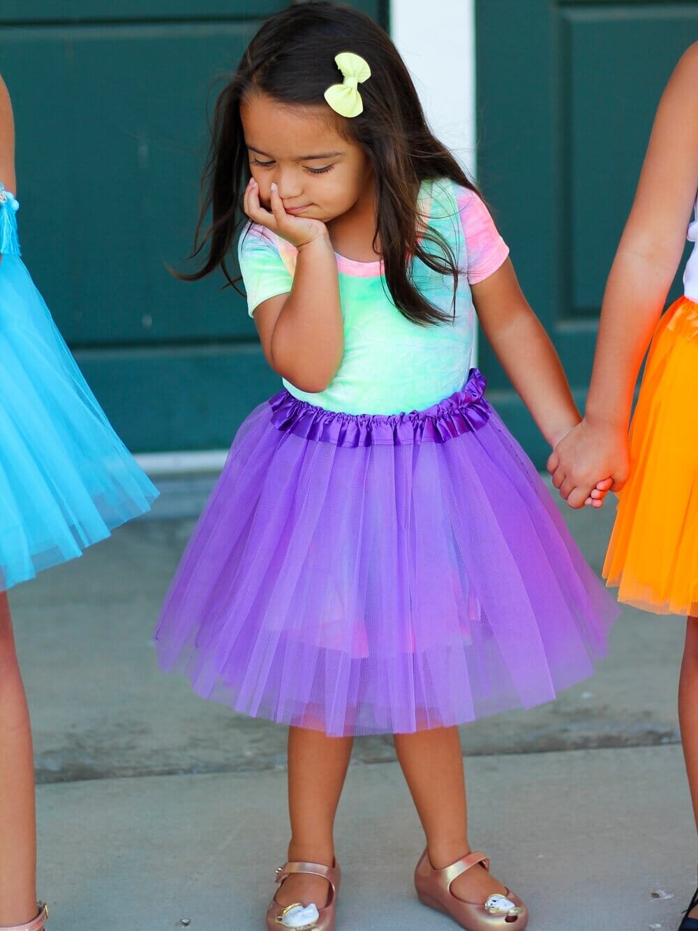 Purple Tutu Skirt for Girls – 3-Layer Tulle Ballet, Dance, and Dress-Up Costume Skirt - Sydney So Sweet