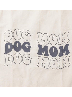 Dog Mom Canvas Tote Bag - Sydney So Sweet