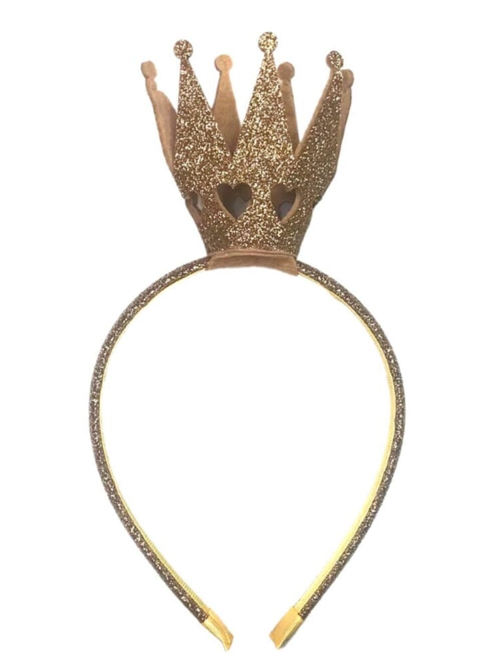 Golden Princess Headband Crown Kid or Adult Costume Accessory - Sydney So Sweet