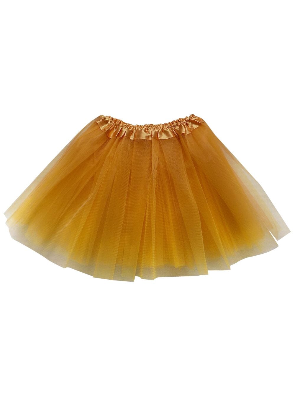 Goldenrod Tutu Skirt - Kids Size 3-Layer Tulle Basic Ballet Dance Costume Tutus for Girls - Sydney So Sweet